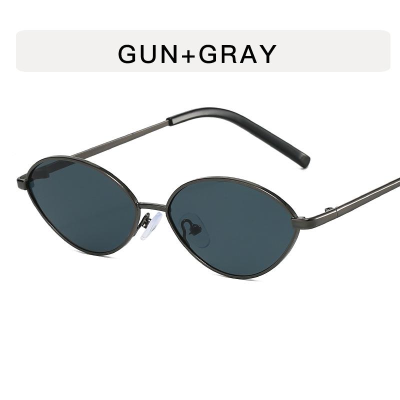 2026 New Small Frame Cat Eye Sunglasses, Metal Frame, Luxury Fashion Trendy Eyewear for Women, Artistic Retro Ladies Sunglasses