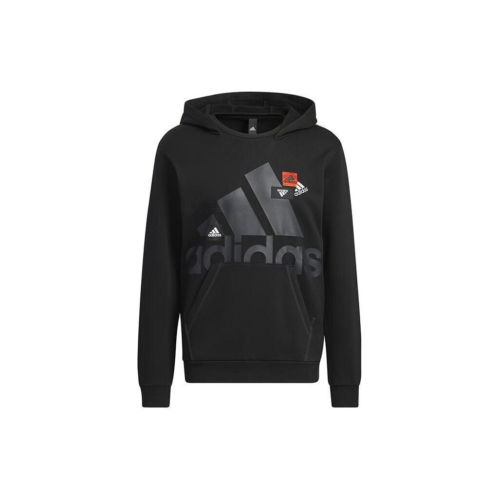 adidas Must Have Brand Pack Brushed Sweatshirt Black Men s HN8980 L