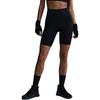 Solid Color Elastic Waist Slim Fit Casual Shorts Women Shorts Black HQ6824010