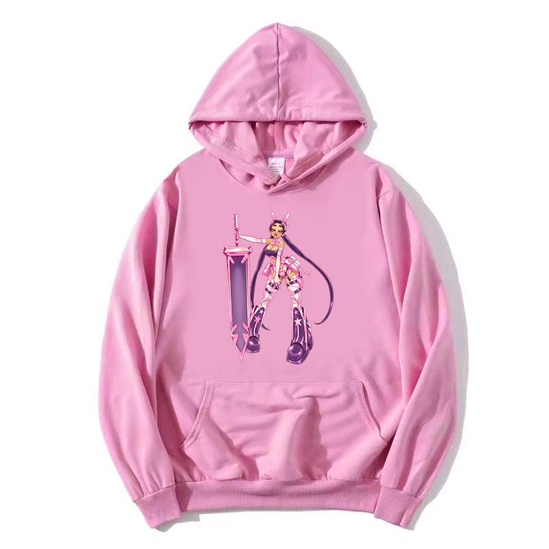 Paloma Mami Singer Printing Hoodies Long Sleeve Cartoon Graphic Sweatshirts for Female Fleece Women Pullovers Girl