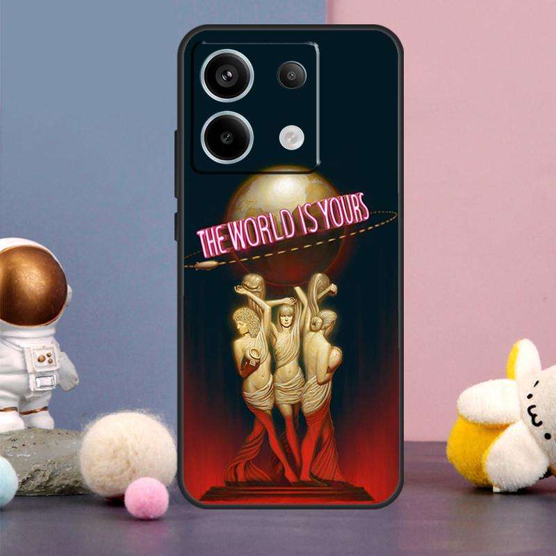 Scarface The World Is Yours Case For Xiaomi Redmi Note 13 Pro 12 11 9 10 9S 10S 11S 12S Redmi 12 13 10C 12C 13C Cover