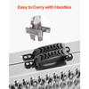 SucceBuy 1000lbs Steel Ramps 2Pcs Ramps with Wider Ramp Surface Universal Stable Loading Ramp with Handles Fit for ATV UTV Motor