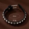Mode-Temperament, Gürtelschnalle, Nietenarmband, Personalisiertes High-End-Armband, Trendiges und Cooles Personalisiertes Armband.