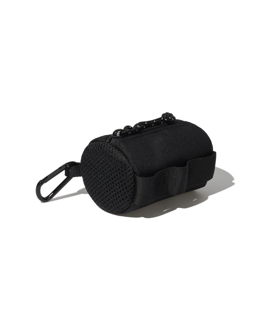 Covernat Arch Logo Webbing Cylinder Pouch Keyring Black