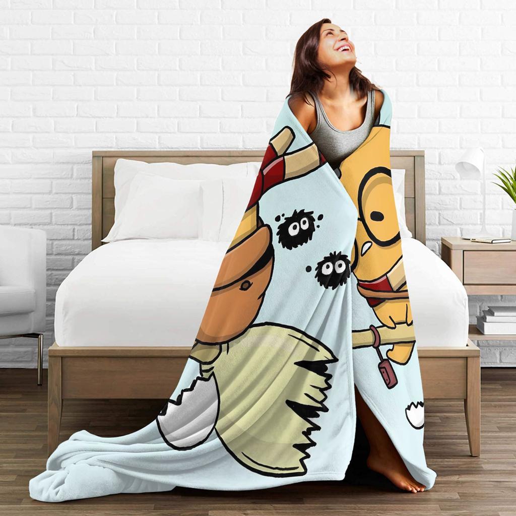 Gudetamas Potter Plush Blanket Girls Boys  Flannel Throw Blanket For Home Decor Warm Soft Custom Quality Bedspread Birthday Gift