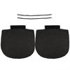 1Pair Detachable Flared Sleeves Bride Elegant Solid Color Chiffon Long Gloves Wedding Performance Dress Costume Accessories