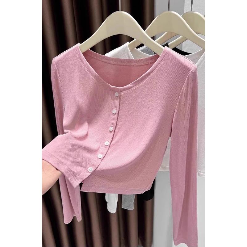 Ice silk sunscreen shawl with sweater cardigan women, 2025 new autumn thin section high-end early autumn long-sleeved knitted top