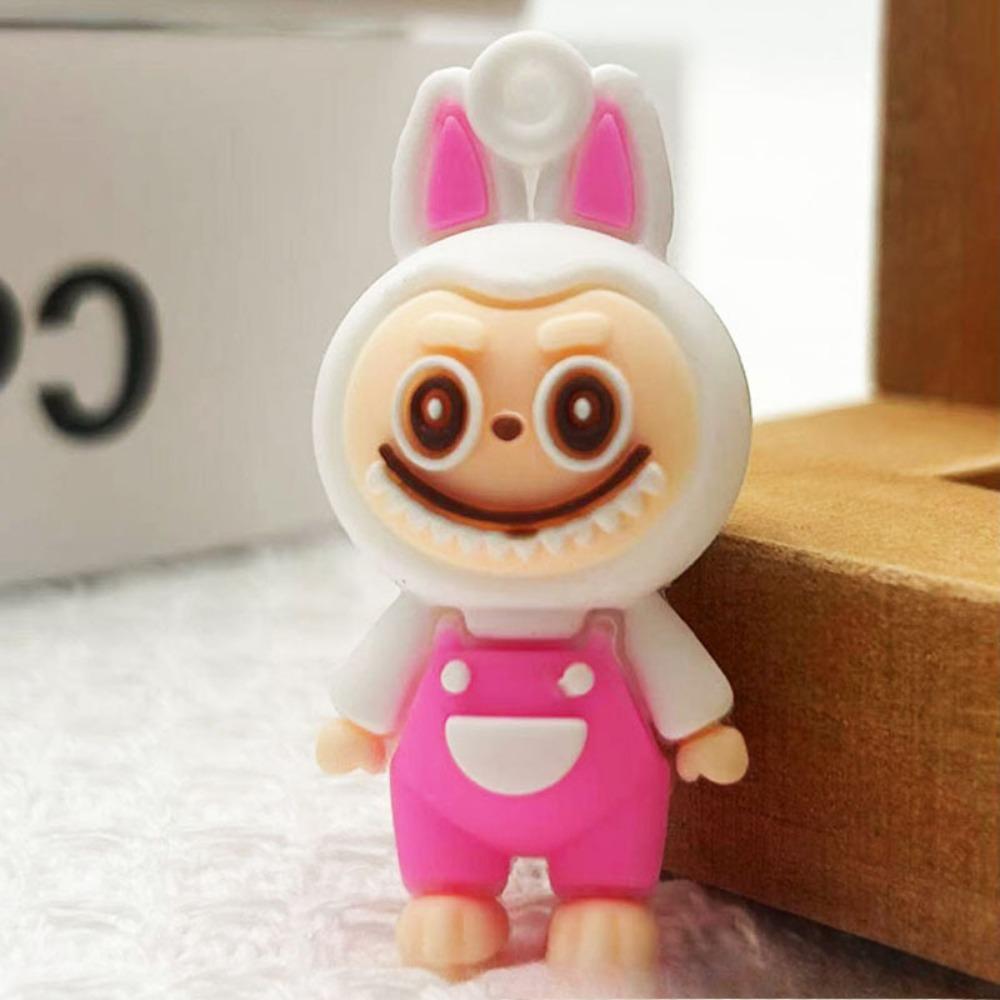 Cartoon Keychain Cute Three-dimensional Doll Pendant Car Key Chain Exquisite Accessories