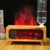 3D Fireplace Charcoal Humidifier, Ultrasonic Essential Oil Aroma Diffuser, Large Mist Bottle Air Humidifier Practical Gift