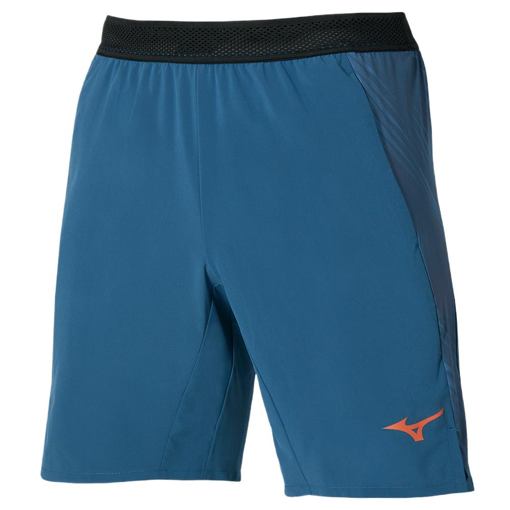 Mizuno Мягкие Удобные Однотонные Свободные Шорты Мужские шорты Синий 62GBA00117 L