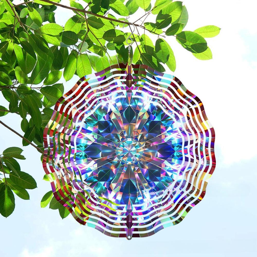 New Style, Mandala, 3D Rotating Wind Decoration, Home and Outdoor, Courtyard Garden, Pendant Decoration, Gifts