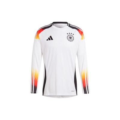 adidas Deutschland Team Heimspiel Langarm Fußballtrikot Herren Tops Weiß IP6129