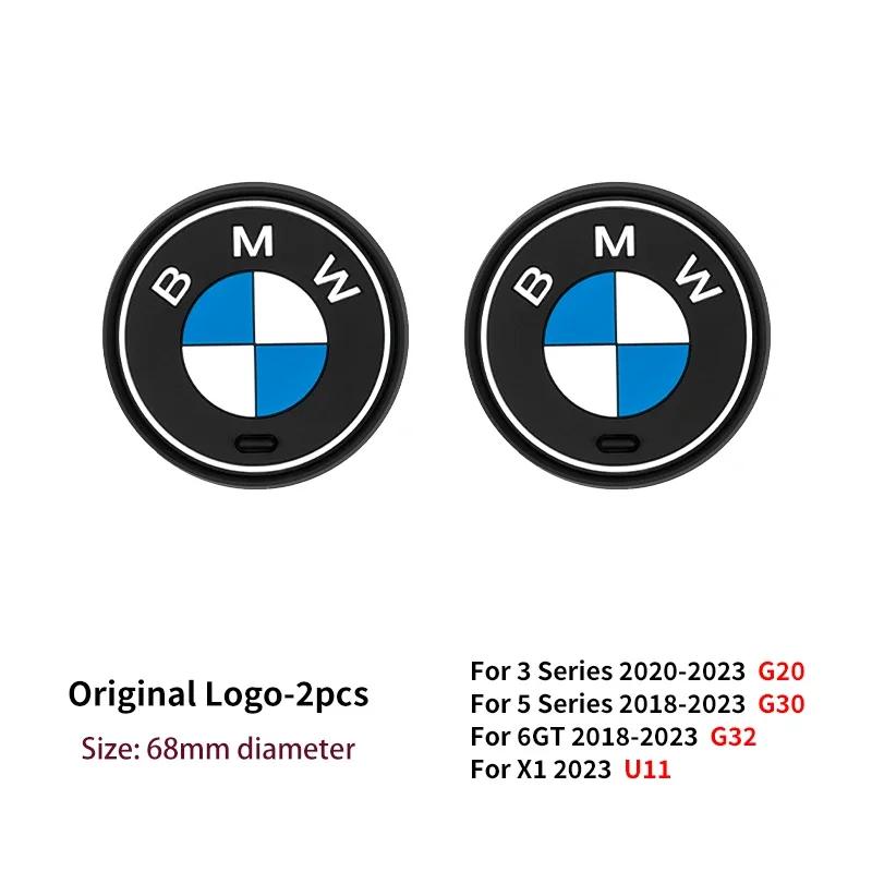 2025 M M Power Car Coasters Silicone Anti-Slip Water Cup Mat For BMW X1 X2 X3 X5 X4 X6 X7 G30 G20 G32 G11 G12 F40 F30 F20 F10