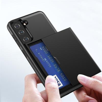 Pasujące Etui na Telefon S24FE S21 Dwa w Jednym Portfel z Przesuwaną Kieszonką na Karty Note20 Odporne na Upadki Pokrowiec Ochronny S23