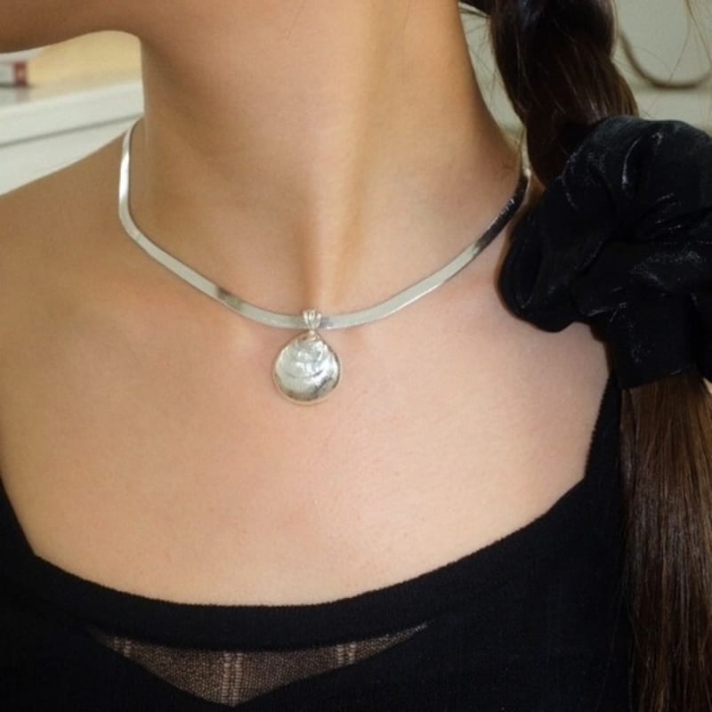 

studiosoojak Sea shell necklace Silver