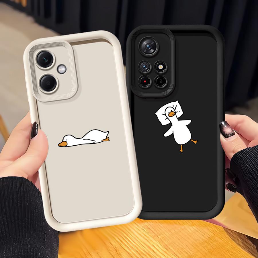 Simple And Cute Duck Phone Cover Case for Xiaomi Redmi Note 14 Pro Plus 11s A1 A2 A3 A4 12C 10 Note 13 12 14C 11 12s 13C