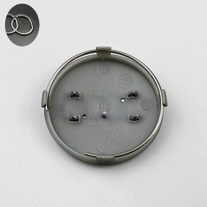 For Audi A1 4pcs 60mm 61mm 68mm 69mm Audi Hub Caps Car Wheel Center Caps For Audi A1 A2 A3 A4 A5 A6 A7 A8 S3 S6 Q3 Q5 Q7 Accessories