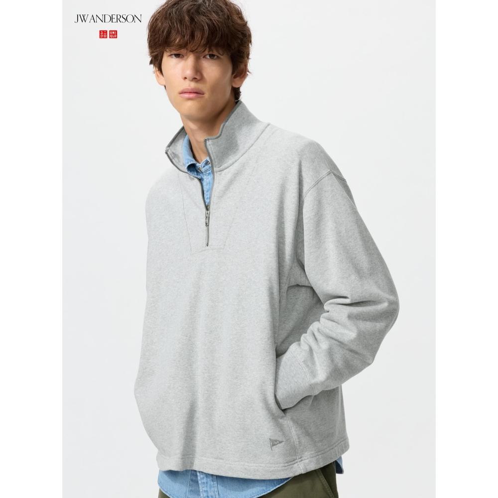 Uniqlo Japan Sweat Half Zip Pullover