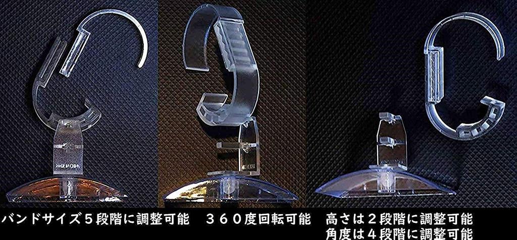 Mind Watch Watch Display Stand, Stable, Adjustable, Clear (Set of 10)
