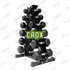CAOX Rubber Hex Dumbbell Set