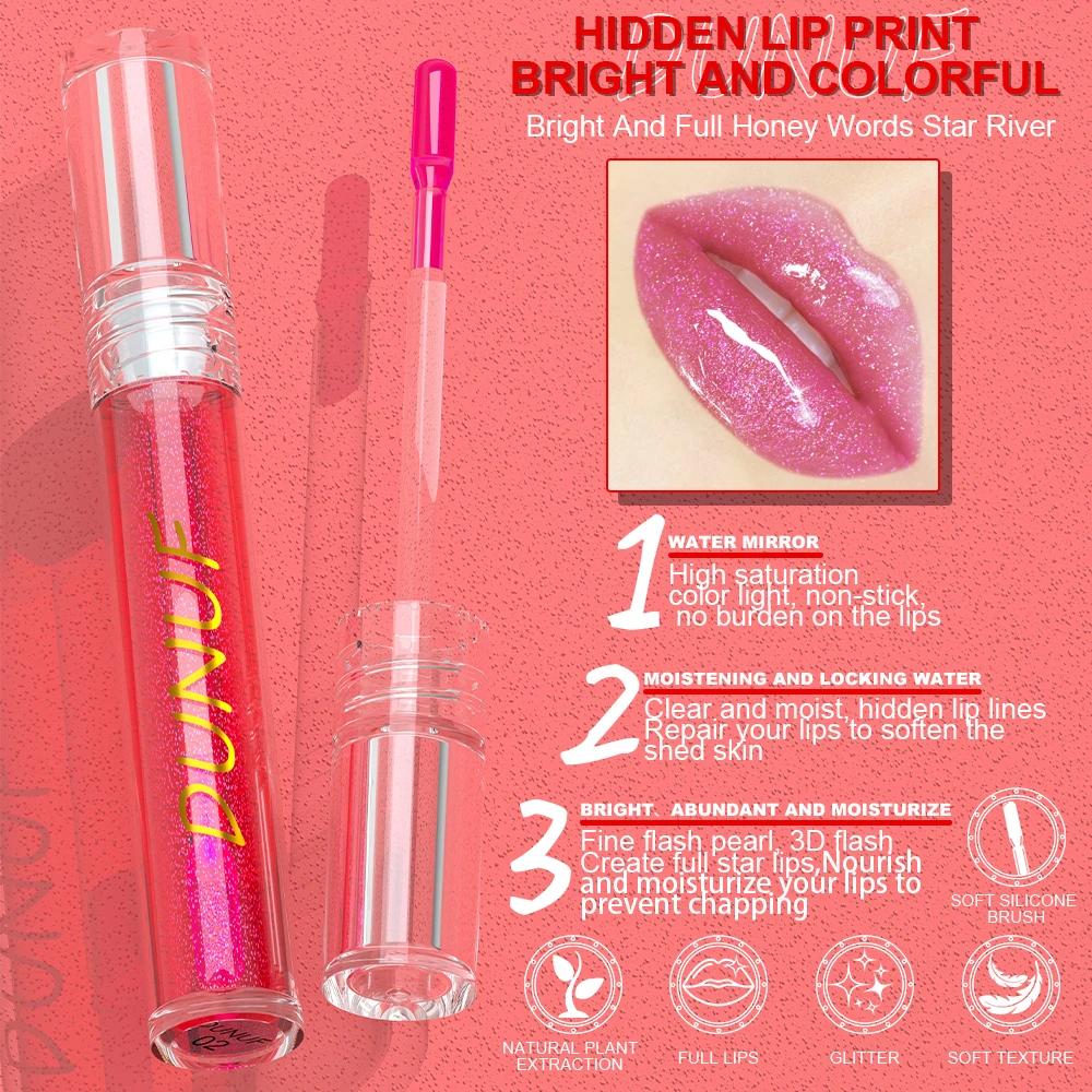 DUNUF Fruit Color-changing Long Lasting Nouritious Lipsticks Lip Gloss Make up Spring Moisturizing Lip Oil Makeup Free Shiping