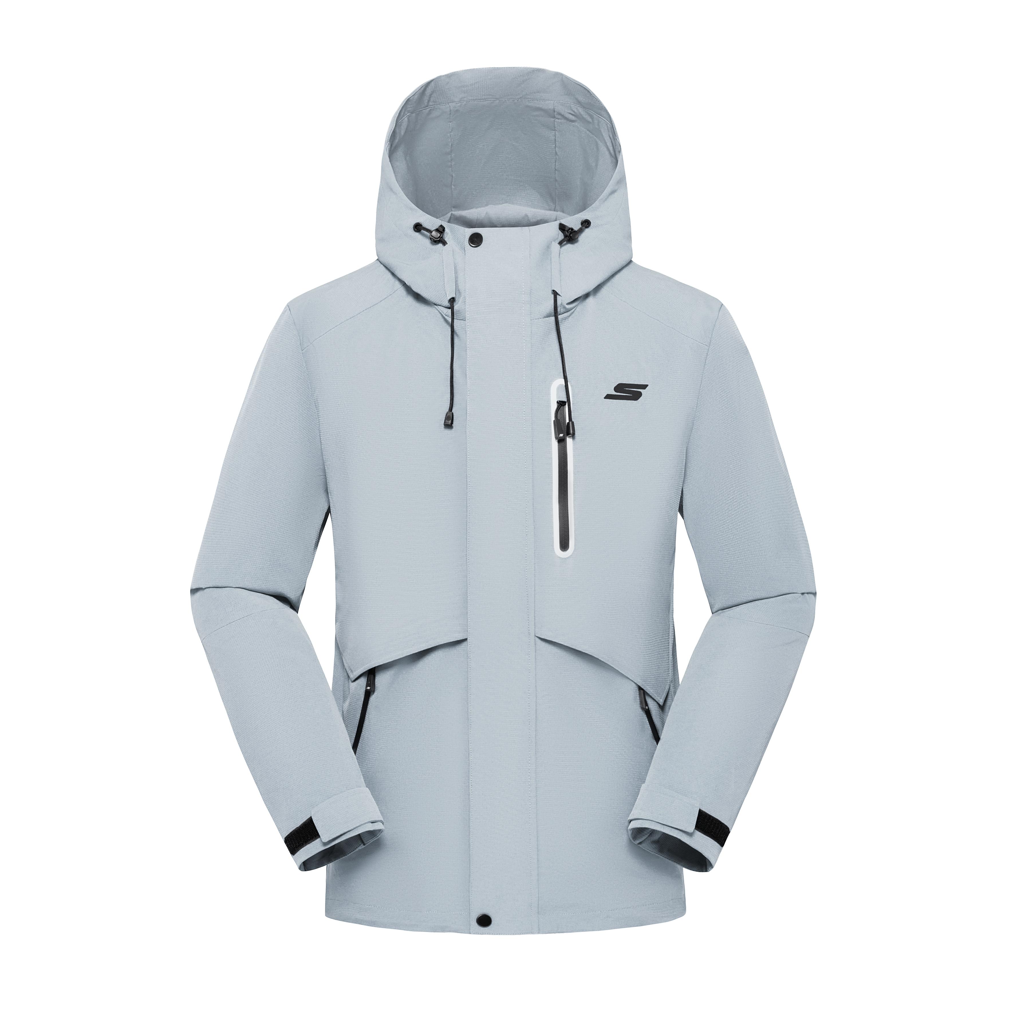 Skechers Hooded Outdoor Hiking Jacket Unisex Jacket P425U071-0006 S
