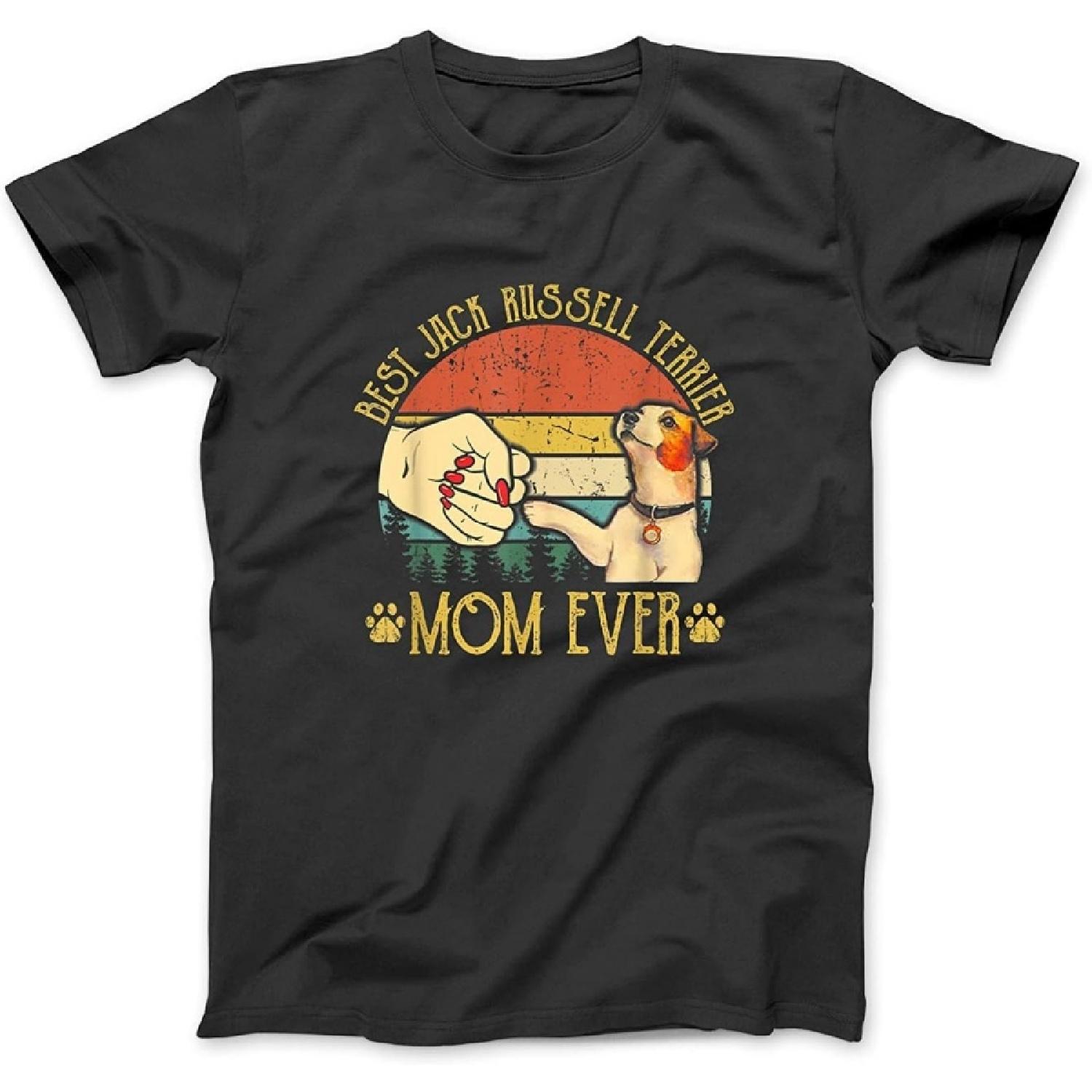 Best Jack Russell Terrier Mom Ever Bump Fit Funny Dog Lover T-Shirt NVY Mens Womens Unisex Hoodie Longsleeve Tanktop S