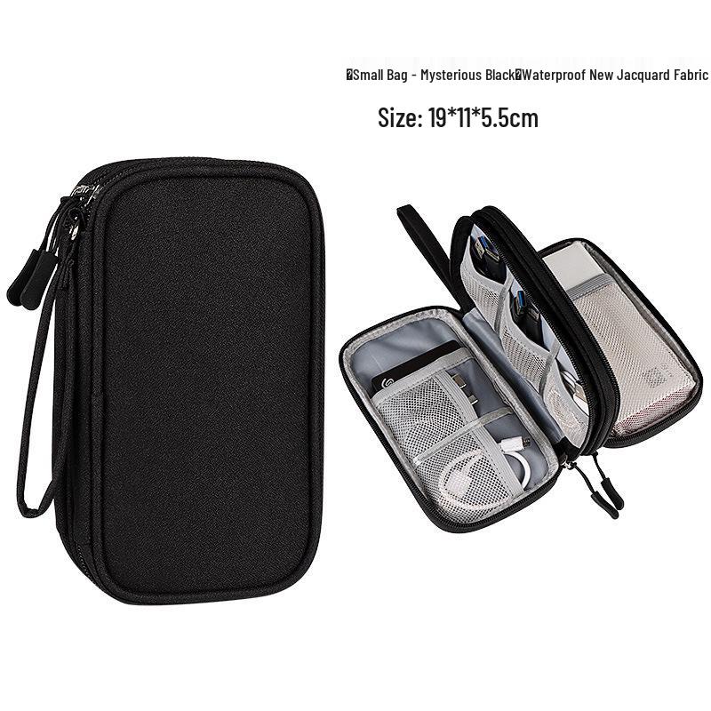 Multi-layer Digital Accessories Storage Bag: Protective Cover for Power Bank, USB, Earphones, Hard Disk, Dustproof Data Cable