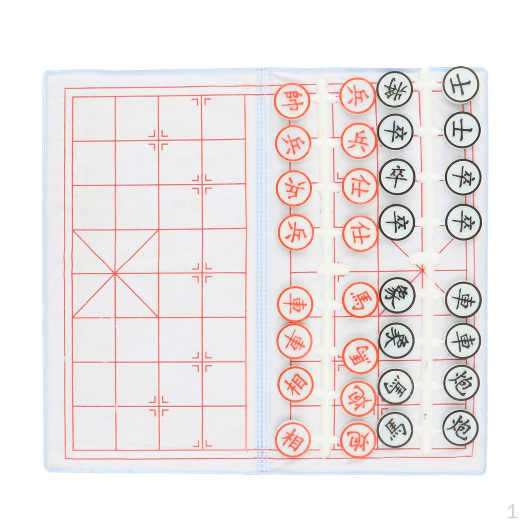 

Складная доска для китайских шахмат для традиционных игр, путешествия, материал