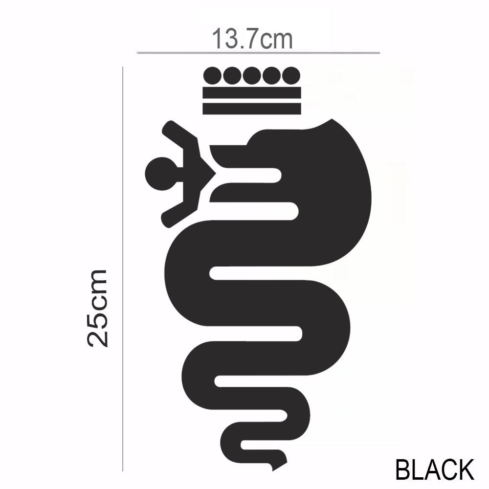2PCS Car Body Sticker For Alfa Romeo Giulietta Mito Giulia Brera 147 156 159 Tonale GT