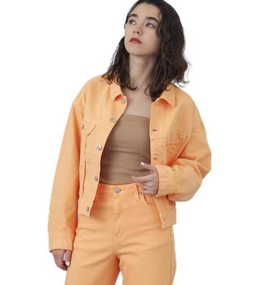 Lee STANDARD WARDROBE Denim Velikost M Bunda, Jaro/Léto, Dámská, Oranžová,
