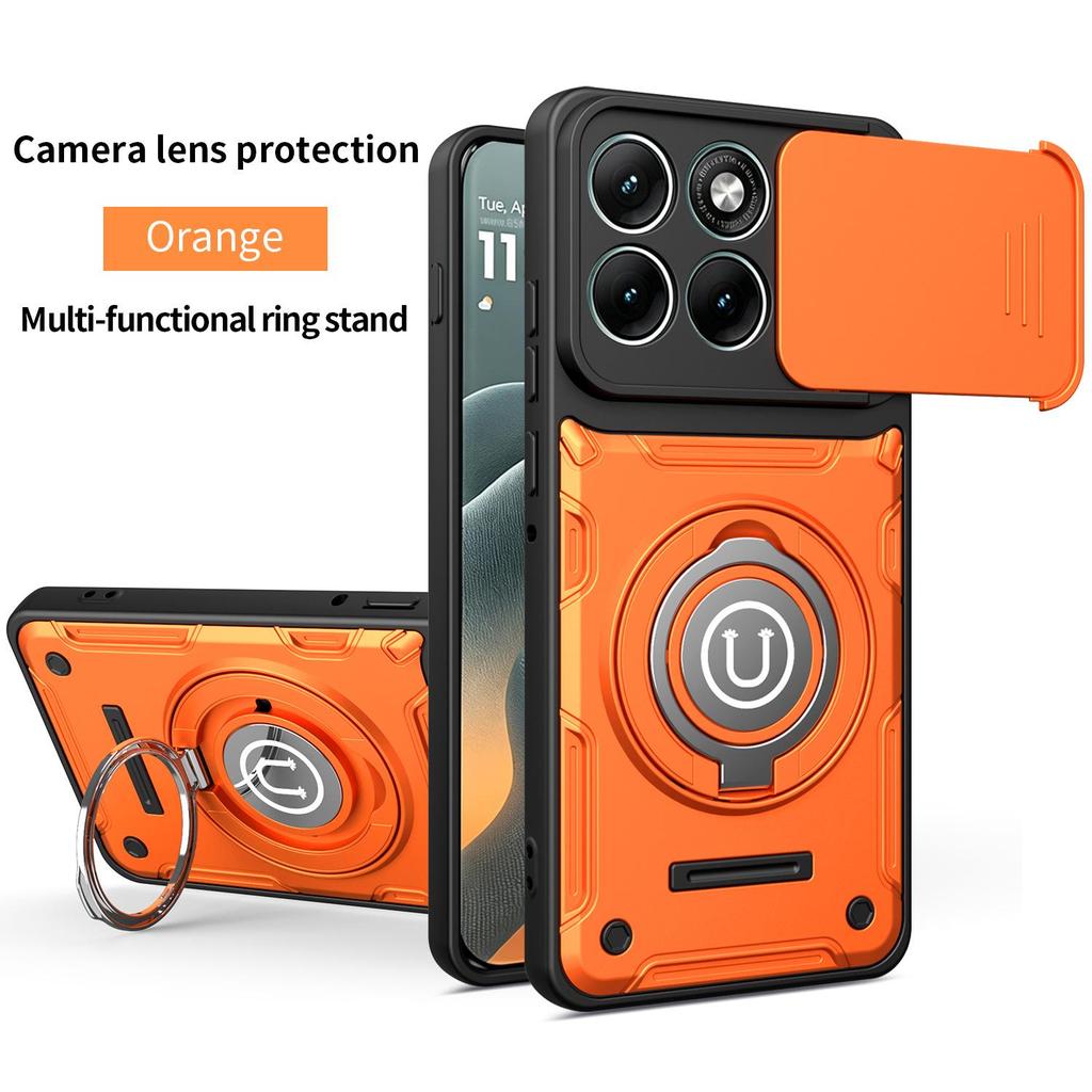 Compatible with Xiaomi POCO X8 PRO & Redmi NOTE15 PRO 4G Push-out Window Bracket Phone Case