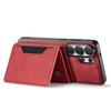 Phone Case Magnetic Detachable Wallet Card Holder Stand Cover Fit for Samsung S26 Series Red S26 Ultra