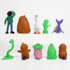 10 Stück/Set Filme Hoppers Actionfigur Spielzeug PVC Modell Eidechsenpuppe Schreibtischornament Für Fans Geschenk