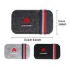 URXE5 1pc Felt Car Sunglasses Organizer Bag Eyeglass Storage Clip For Citroen C1 C2 C3 C4 C4L C6 C5 VTS DS5 Auto Accessories Styling