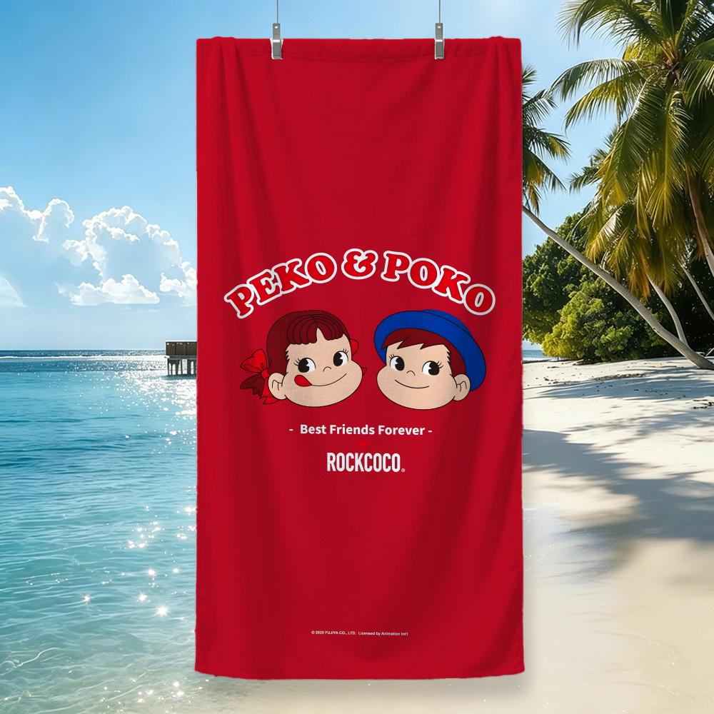 Cartoon Cute F-Fujiya Peko-chan Towel Towel Quick Drying Beach Towels Are Suitable For Swimming Pools Camping Yoga And The Gym