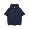 Men's Summer Quick-Drying Short-Sleeve Hooded Sports Top