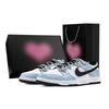 Dunk Light Blue Wave Heart Box Slip Resistant Abrasion Resistant Low Top Skateboard Shoes Unisex Blue White HF5441-100(Team773-1-)