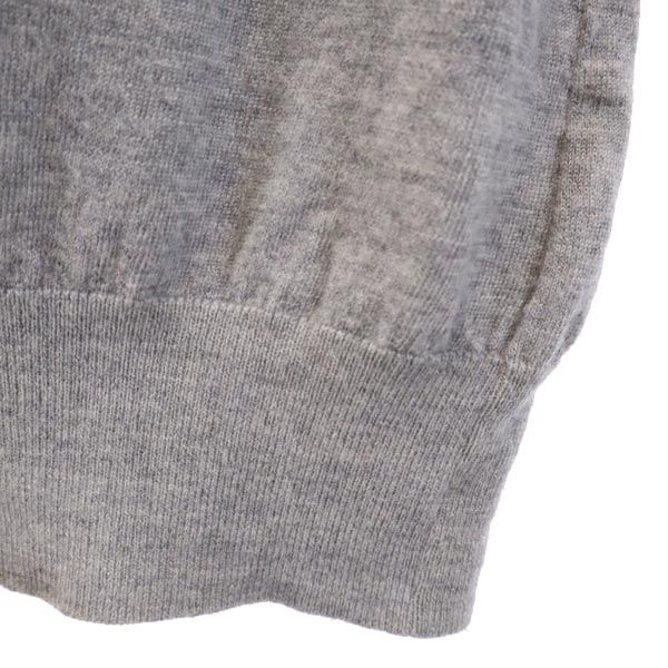 ACNE STUDIOS wool Long sleeve knit S Gray x Bordeaux sweater Women Used