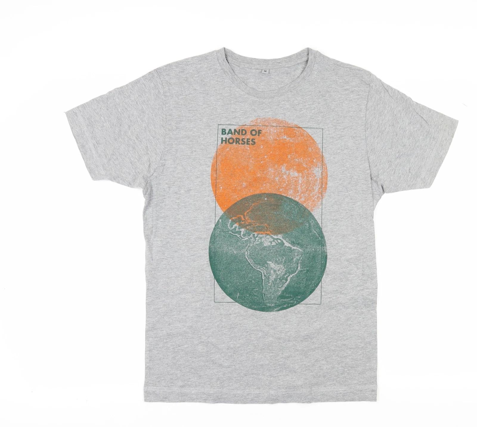Continental Men s Grey Band Graphic T-Shirt, M 3XL