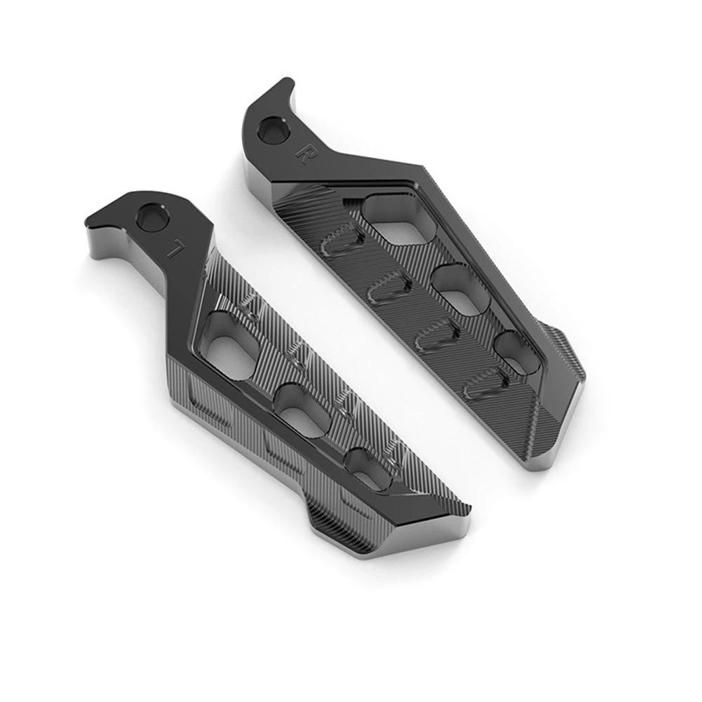 1Pair Motorcycle Aluminum Footrests Rear Foot Pegs Rear Pedals Accessories For NMAX155/XMAX300/NVX155/AERO R1/R3/MTO3