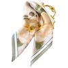 Elegant Kapok Silk Scarf Women's Spring Fashion Light Luxury Versatile Mulberry Silk Small Scarf Plain Crepe Satin 53 Square Scarf