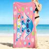 1Pc Stitch Adventure Polka Dots Beach Towel, Quick Dry, Multi-Use for Beach Pool Gym Yoga Home Travel, Christmas, Halloween, Xmas Gift M928603
