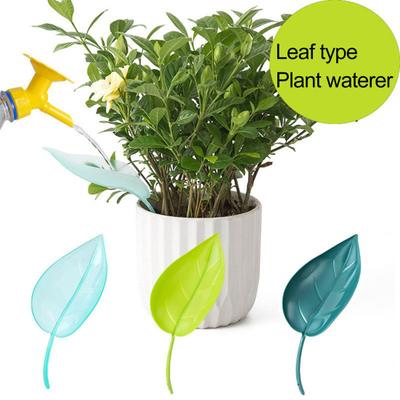 12 Pcs Flower Waterer Leaf Shaped Self Watering Planter Insert Watering Spikes Easy To Use Automatic Plant Waterer for Indoor Outdoor Potted Plants