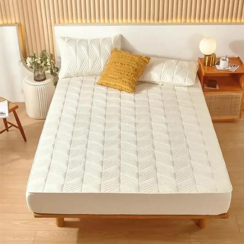 Breathable and Anti-Bacterial Mattress Topper with Air-Permeable Bed Pad for a Comfortable Night's Sleep