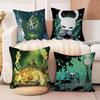 H-Hollow Knight Dekorative Raumästhetik Kissenbezug Heimdekor Schlafzimmer Sofa Bett Couch Kissenbezug 45x45