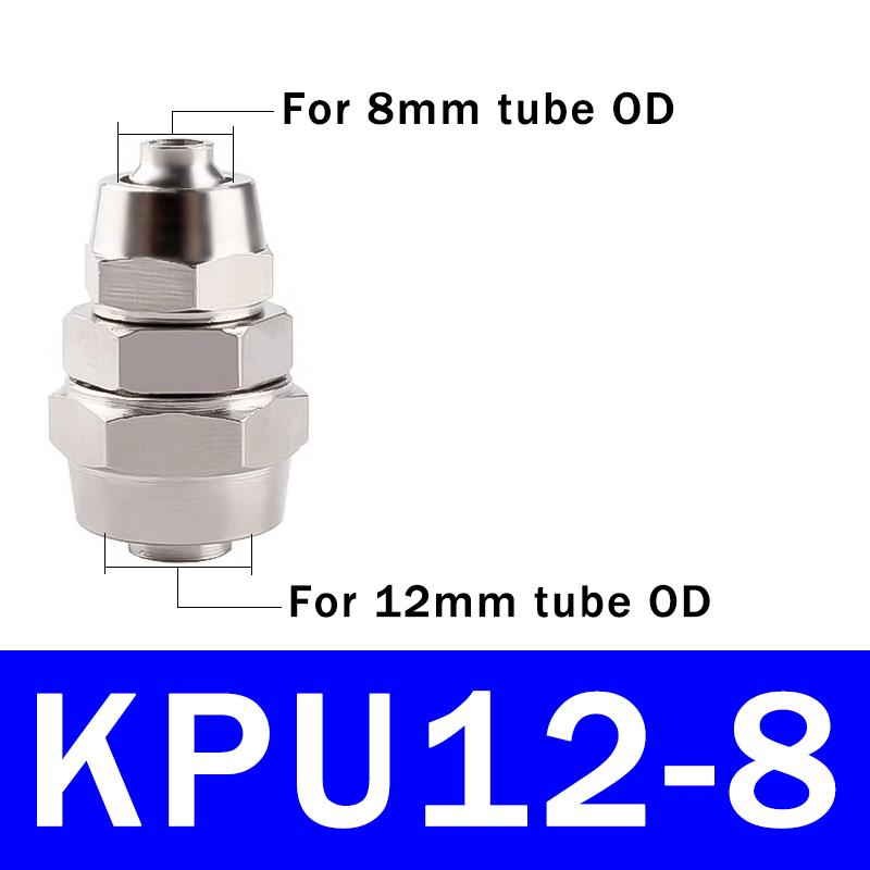 10Pcs PU-4 6 8 10 12 14 16 MM OD Hose Tube Connect PU Tube Direct Pneumatic Connector Quick Fast Twist Air Hose Tube Fitting