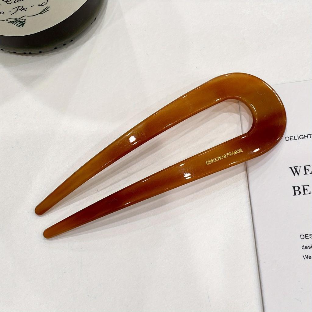 Vlásenka ve tvaru U Vysoce kvalitní dámské spony do vlasů v retro stylu tyčinky do vlasů Krásné vlasové doplňky