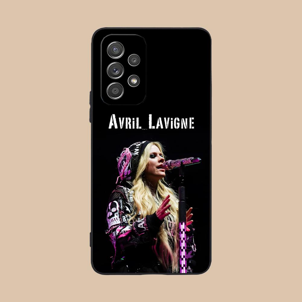 Avril Lavigne Matte TPU Mobile Phone Case for Samsung Galaxy M55 54 42 35 34 33 32 23 22 15 14 13 12 F55 5G Colorful Cover