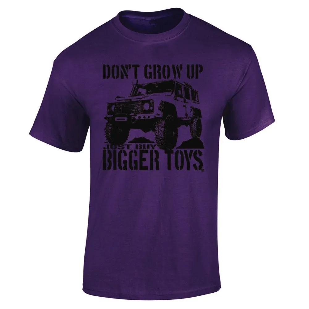 Don't Grow Up Just Buy Bigger Toys Men T-shirt Funny 4X4 Off Road Mudding Men's Cotton O Neck TShirt